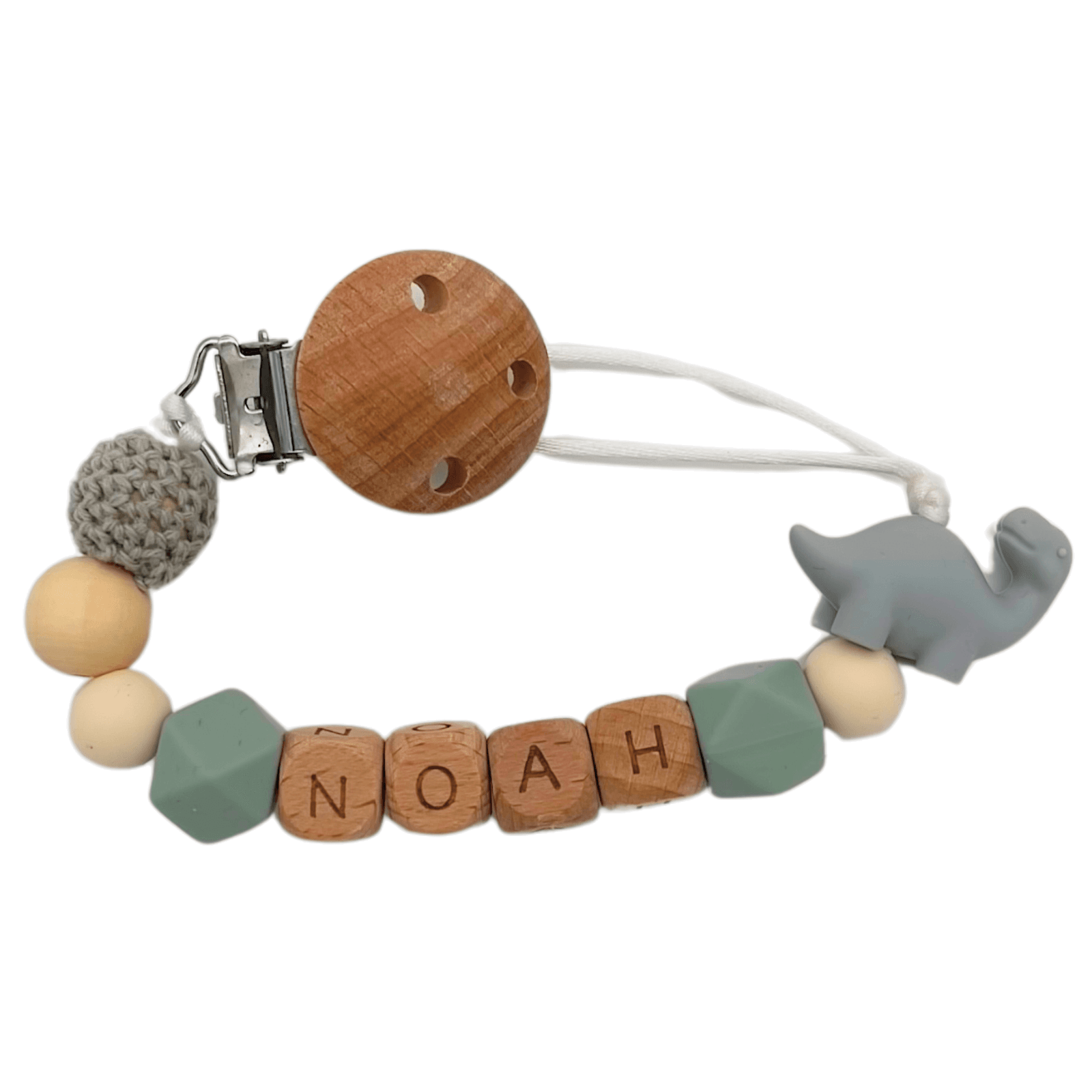 Speenkoord - Dino - Blauw