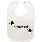 Slabbetje – knoeikont – wit